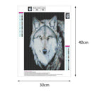5D DIY Full Drill Diamond Painting Wolf Animal Cross Stitch Embroidery Kits