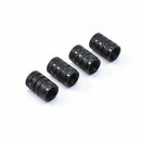 4 X Aluminum Metal BlacksAlloy Tire/Rim Valve Air Port Dust Cover Stems Cap/Caps