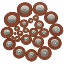 25 pcs Professional Leather Tenor Saxophone Pads Orange Sax Pads Replacemen N5Y5