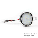 1 Pair LED Side Mirror Puddle Lights for Ford Edge Mondeo Explorer Taurus