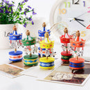 Carousel Horse Ornaments Mini Beautiful Wooden Xmas Children Gift Toys  GifSEAU