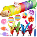 14pcs Cat Tunnel Toys Set Funny Pet Puzzle Collapsible Channel Playing Tube