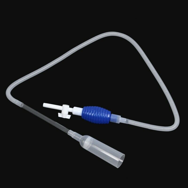 Aquarium Cleaning Manual Squeeze Water Change Cleaner Pump 1.9M Long A1Y1