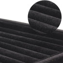 Soft Velvet Ear Stud Finger Ring Jewelry Display Tray Holder Case Black