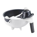 Multi-Function Manual Cutting Machine with Rotating Basket Rotating Vegetab