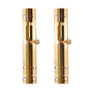 2x 4-Inch Copper Latch Brass Door Slide Catch Lock Bolt Latch Barrel Home Gate