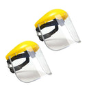 2x Welding Clear Safety Full Face Shield Visor Lens Anti Splash Lightweight