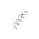 100pcs Soft Bait Lure Spring Lock Pin Crank Hook Connect Fixed Latch Fish