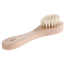 1XNatural Bristles Dry Face Cleansing Brush Facial Exfoliator Bamboo Handle`Wash