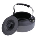 Portable 1600ml Aluminum Alloy Tea Kettle Outdoor Camping Picnic Coffee/Water