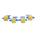 4X Kid Sponge Paint Brush Plastic Handle Children Painting Graffiti Gift S&M