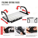 Small Clothes Drying Rack with Clips for Drying Socks,Retractable Stainless