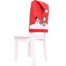 Christmas decoration chair covers dining seat santa claus home party decor   Z