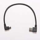 Micro USB 5 Pin Male to 2.0 A Male Cable Converter 90 Degree Adapter Right LI