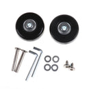 2pcs Luggage Suitcase Replacement Wheels Axles Repair Parts 50*21mm LJ