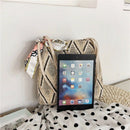 Bohemian Summer Straw Beach Bag Travel Shopping Female Tote Wicker Bags Cre