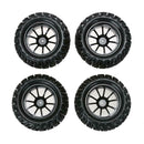 New 4PCS Wheel Rim & Tires For HSP 1:10 Monster Truck RC Car 12mm Hub