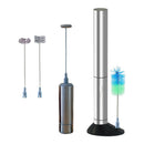 Handheld Electric Milk Frother Stainless Steel Foamer Bubbler Kitchen Egg Beater