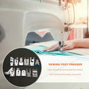 11pcs Household Sewing Machine Presser Foot Quilting Embroidery Accessories