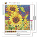 5D DIY Diamond Painting Bright Flower Full Round Drill Embroidery (LG136) A