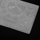 1pc Clock Plastic Embossing Folder Template For Scrapbooking DIY Photo