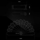 Car Parking Card Concealed Temporary Car Stop Sign Number Parking Card S IUL
