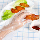 200PCS Plastic Clear Disposable Gloves Garden Restaurant Home Food Baking Tools