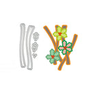 Christmas Flower Shape Metal Cutting Dies Embossing Stencil for DIY Craft