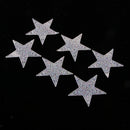 6Pcs Iron On Rhinestone Star Patches Transfer AB Crystal Beading Applique for