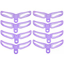 8Pairs DIY Eyebrow Shaper Makeup Template Eyebrow Grooming Shaping Stencil Kit