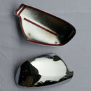For Peugeot 307 Door Side Wing Mirror Chrome Cover Rear View Cap Accessorie