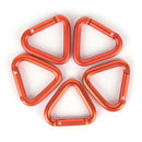1pc Triangle Carabiner Outdoor Camping Hiking Keychain Snap Clip Hook BuckleO ES