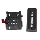 Quick Release QR Plate Clamp Adapter Base Station CL For DSLR Camera Tripod FT