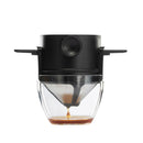 Dripper Cone Stainless Steel Mini Coffee Filter Collapsible Kitchen Home Office