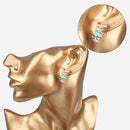 1 Pair New Fashion Women Lady Elegant Crystal Rhinestone Ear Stud Earrings