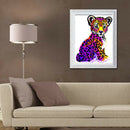 5D DIY Full Drill Diamond Painting Leopard Embroidery Mosaic Kit Home Decor
