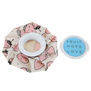 Cold Hot Water Bag Reusable Ice Bag Cup Therapy Pain Relief (Strawberry)