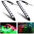 2Pcs/Set High Brightness Boat Mooring Navigation Marine Warning LED Light Lamp E