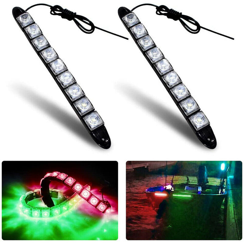 2Pcs/Set High Brightness Boat Mooring Navigation Marine Warning LED Light Lamp E