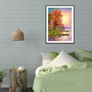 Scenery 5D DIY Full Round Drill Diamond Painting Cross Stitch Art (B851)