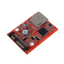 New SD SDHC MMC Card To SATA 7+15pin HDD Hard Disk Drive Converter Tide