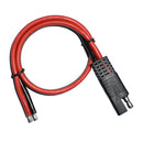 2pcs 12AWG 30A Solar Battery SAE Plug Harness Extension Cord Connector 400mm