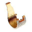 2Pack Blingbling Hair Grip Claw Clip Womens Teethed