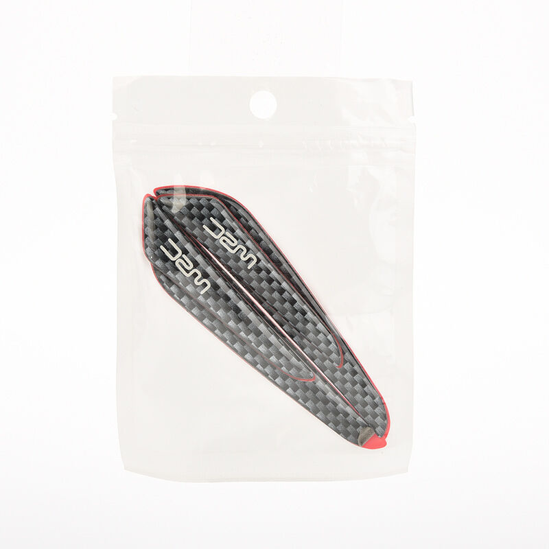 4X Real Carbon Fiber  Car Side Door Edge Protection Guards Stickers â„–[