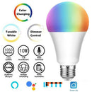 Wifi Smart LED Light Bulb 10W 1050LM RGBW Dimmable for Alexa/Google Home