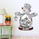 Christmas Snowman Electrostatic Adhesive Window Glass Removable Wall StiSEAU