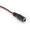 DC 5.5mm x 2.1mm DC Female/Male Jack Connector to 2 Alligator Clip Power Cabl JR