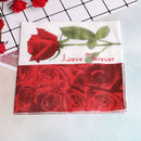 20Pcs rose wedding paper napkins for decoupage wedding decoration supplies TEUS