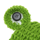 Newborn Baby Girls Crochet Knit Costume Frog Prince Photography Prop Outfits wZ