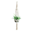 3pcs Macrame Plant Hanger Basket Ceiling Socket Flowerpot Indoor Home Decor